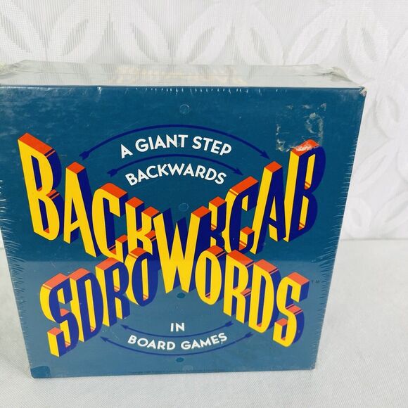 Random House "Backwords" Board Game New Sealed 3-8 Players Reverse English - Picture 1 of 8